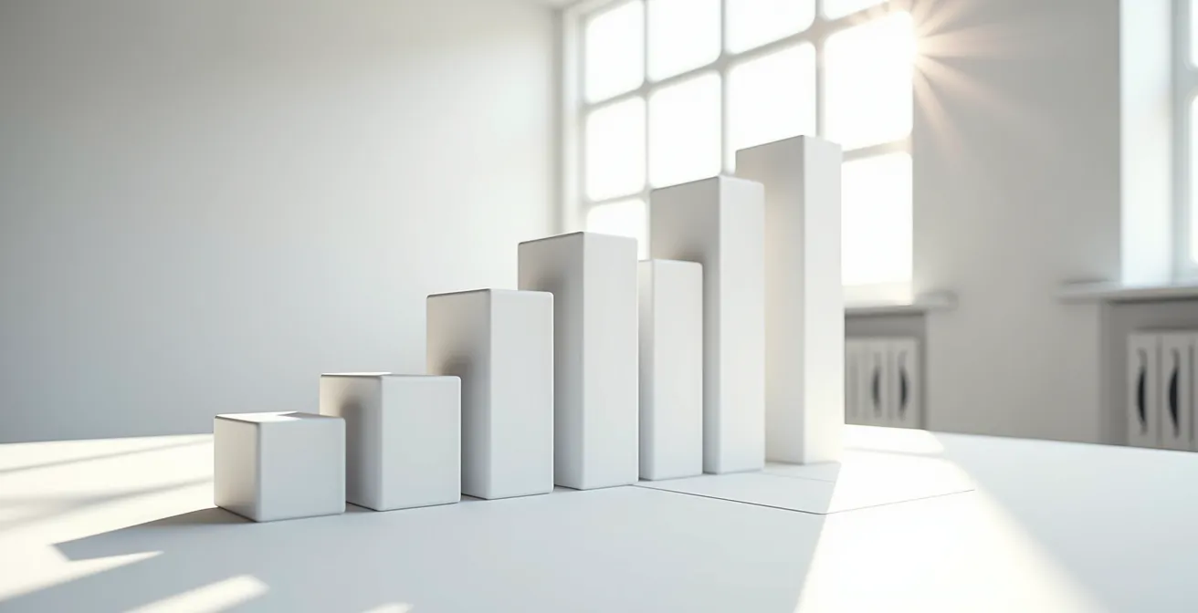 Graphique de consommation électrique montrant le pic de demande à 9h dans un immeuble de bureaux